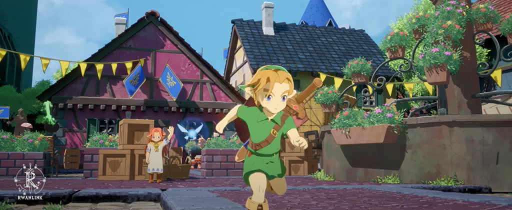 Hyrule Market - Zelda Ghibli